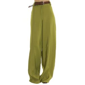 PANTALONE CON CINTURA OLIVA